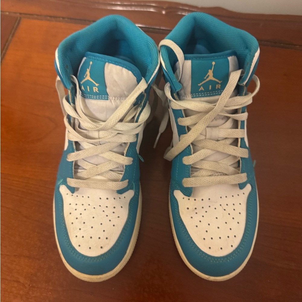 Jordan Kids Sneakers - Teal and White